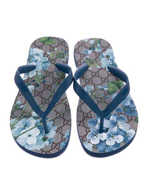 gucci floral flip flops|gucci bloom flip flops.